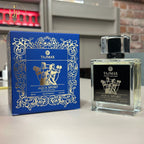 Tajmax Aqua Sport perfume bottle and packaging on a table.