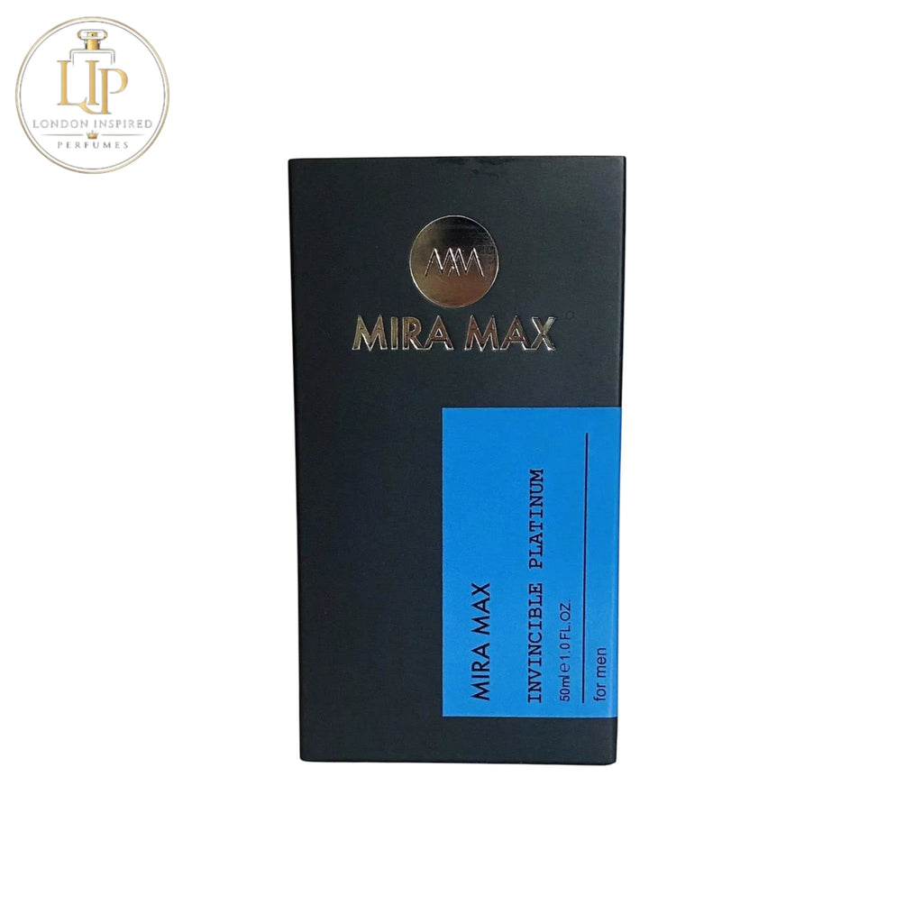 Mira Max product packaging with black and blue design on a white background