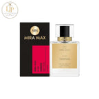 Mira Max perfume bottle and packaging on a white background