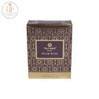 Taj Max Musk Rose perfume packaging with intricate design on a white background