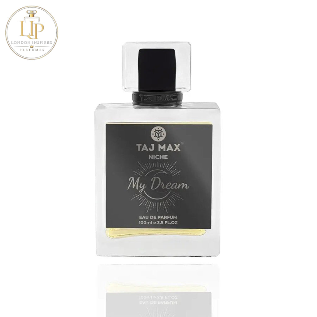 Taj Max My Dreams perfume bottle on a white background