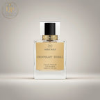 London Inspired Perfumes Chocolate Dubai Mira Max Eau de Parfum for women, 50ml. Sweet gourmand fragrance with notes of caramel, pistachio, chocolate, and vanilla.