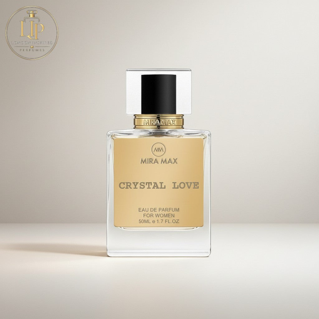 London Inspired Perfumes Crystal Love MIRA MAX 50ml Eau de Parfum for women, fruity floral scent.