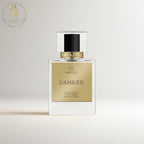 London Inspired Perfumes DAMASK Mira Max 50ml Eau de Parfum for women, floral oriental scent with notes of jasmine, saffron, amber, and cedar.