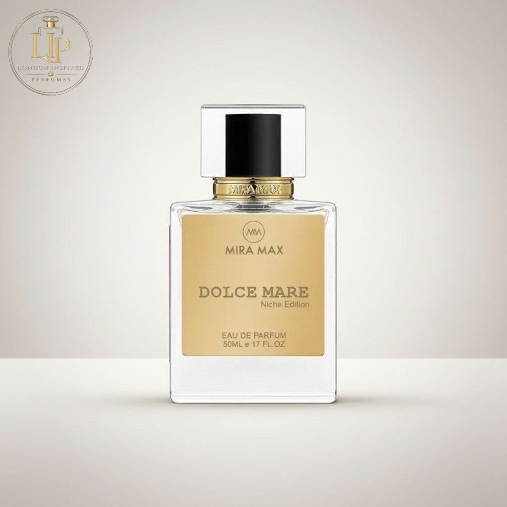 London Inspired Perfumes DOLCE MARE Mira Max 50ml Eau de Parfum, a fresh marine fougere scent with bergamot and sea notes.