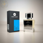 London Inspired Perfumes EBONY MIRA MAX Eau de Parfum for men, 50ml bottle with black box. Woody fragrance notes.