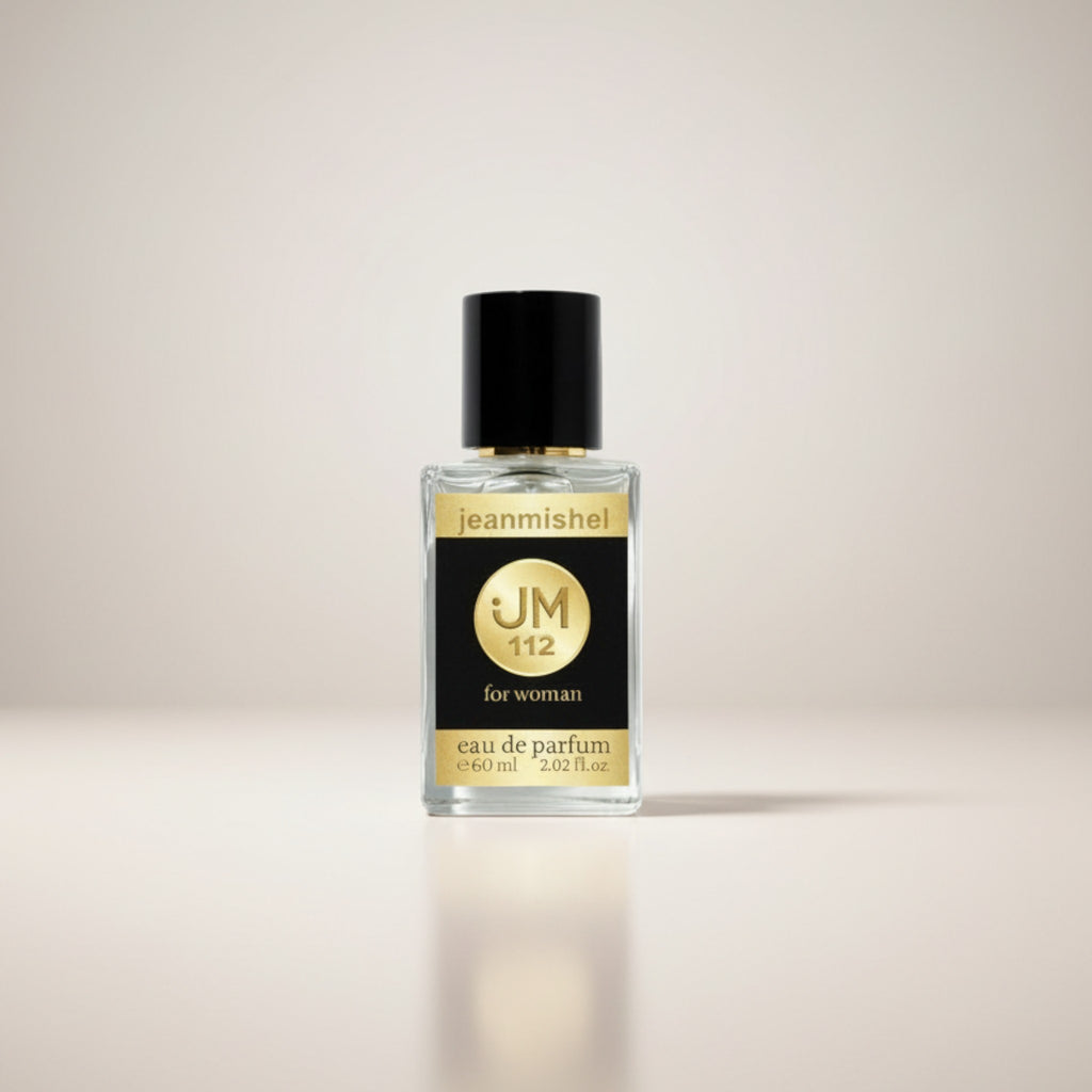 London Inspired Perfumes Jeanmishel 112 Eau de Parfum for women, 60ml. Fruity, Chypre fragrance with notes of blackcurrant leaf, raspberry, passion fruit, peach, lily of the valley, vanilla, musk, patchouli, sandalwood.