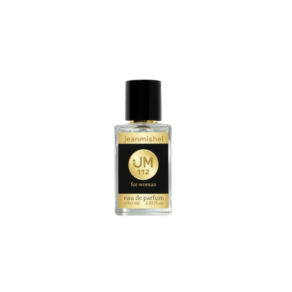 London Inspired Perfumes Jeanmishel 112 Eau de Parfum for women, 60ml bottle with black cap. Fruity, Chypre fragrance.