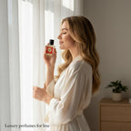 Jeanmishel 126 Eau de Parfum for women, a floral-fruity scent with notes of red currant, jasmine, and vanilla orchid.