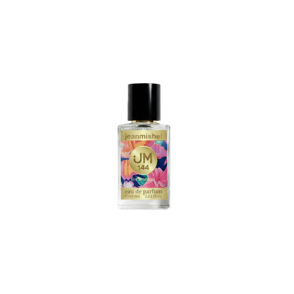 London Inspired Perfumes Jeanmishel 144 Eau de Parfum for women, fruity floral scent with notes of guava, coconut, and vanilla.
