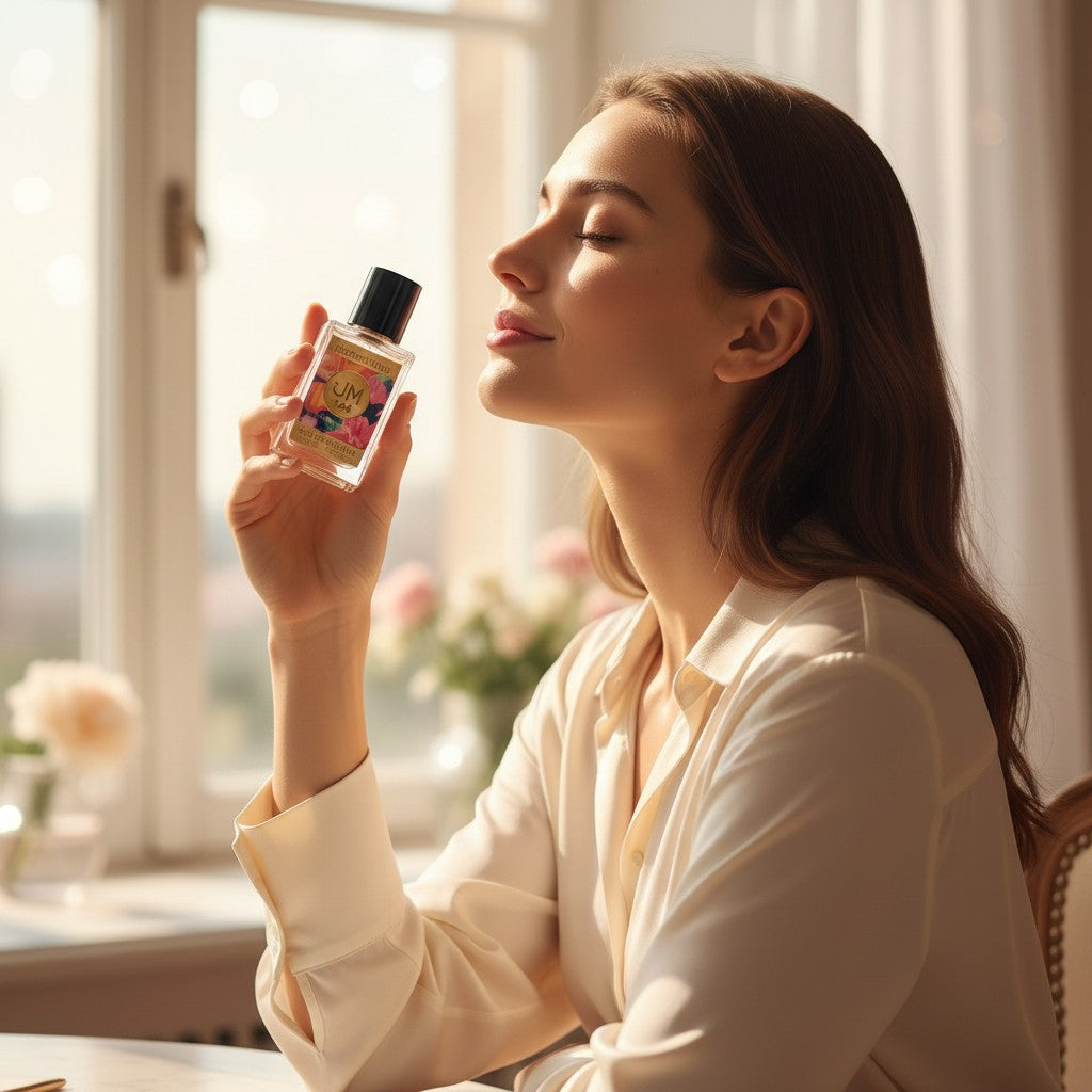 London Inspired Perfumes Jeanmishel 144 Eau de Parfum for women, fruity floral scent with notes of guava, coconut, and vanilla.