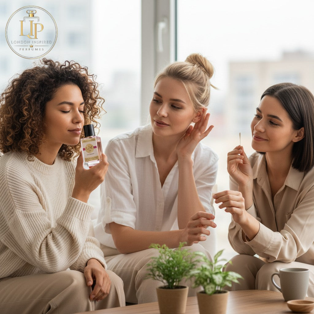 Jeanmishel 52 Eau de Parfum for women, a floral fruity fragrance with notes of freesia, orange, peach, jasmine, rose, amber, cedar, and musk.