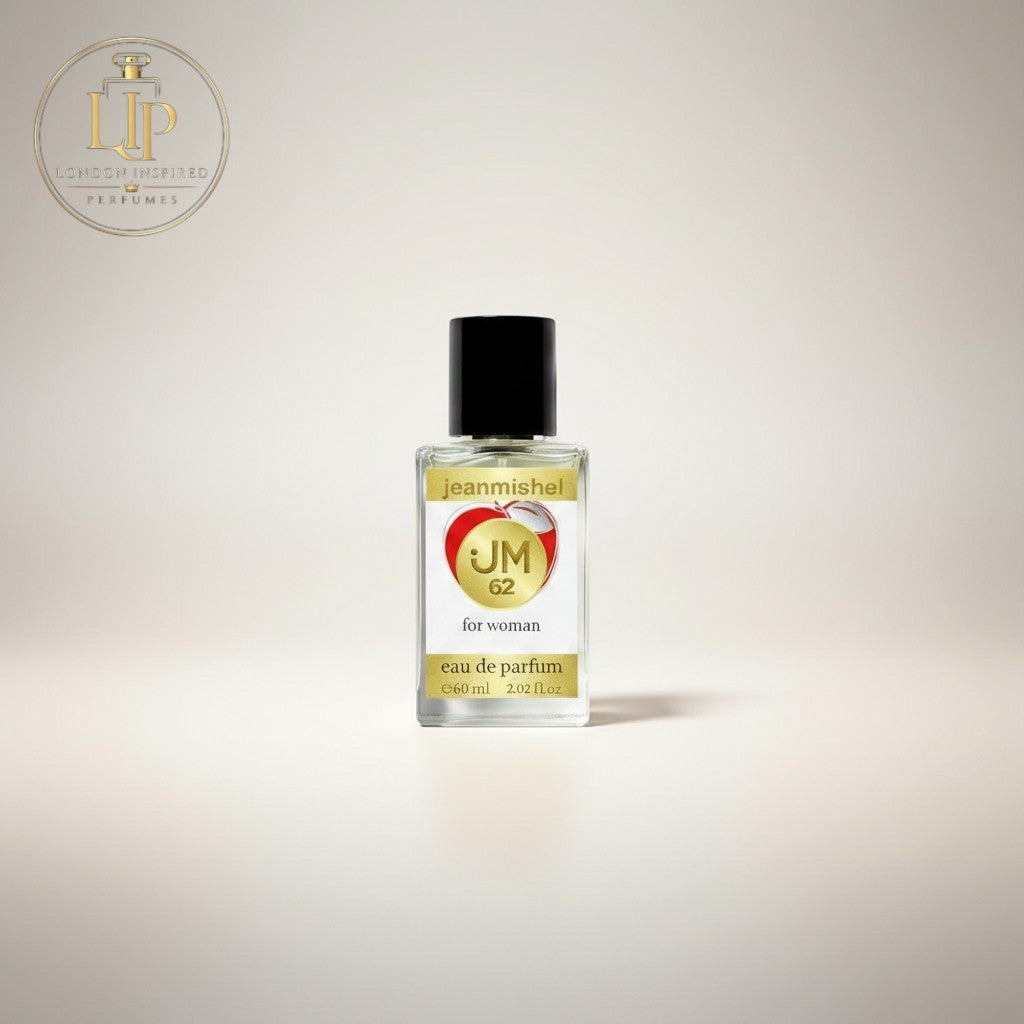 London Inspired Perfumes Jeanmishel 62 eau de parfum for women, a floral citrus scent with apple and musk notes.