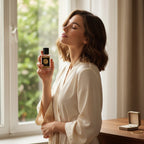 Jeanmishel JM 100 for woman eau de parfum, a captivating oriental vanilla fragrance with coffee, jasmine, and vanilla notes.