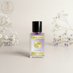 London Inspired Perfumes Jeanmishel JM 51 Eau de Parfum for women, fruity-floral scent with notes of tea, peony, peach, amber, lilac, musk, cedar, osmanthus, and petitgrain.
