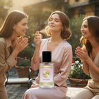 London Inspired Perfumes Jeanmishel Seventy-One eau de parfum for women, floral fruity fragrance with pomegranate, yuzu, peony, lotus, and amber notes.