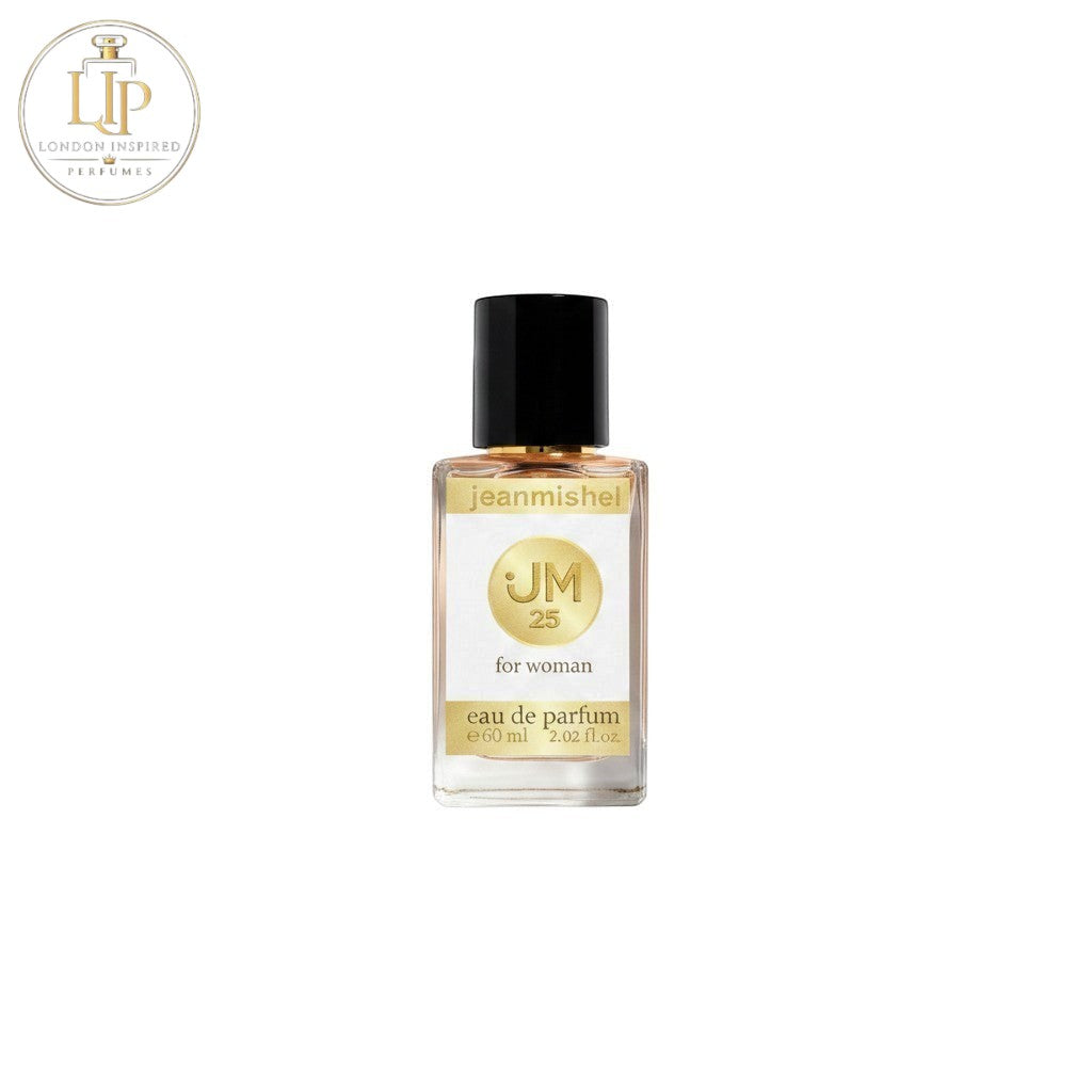 London Inspired Perfumes Jeanmishel Twenty Five eau de parfum for women, 60ml. Fruity, floral, aquatic scent.