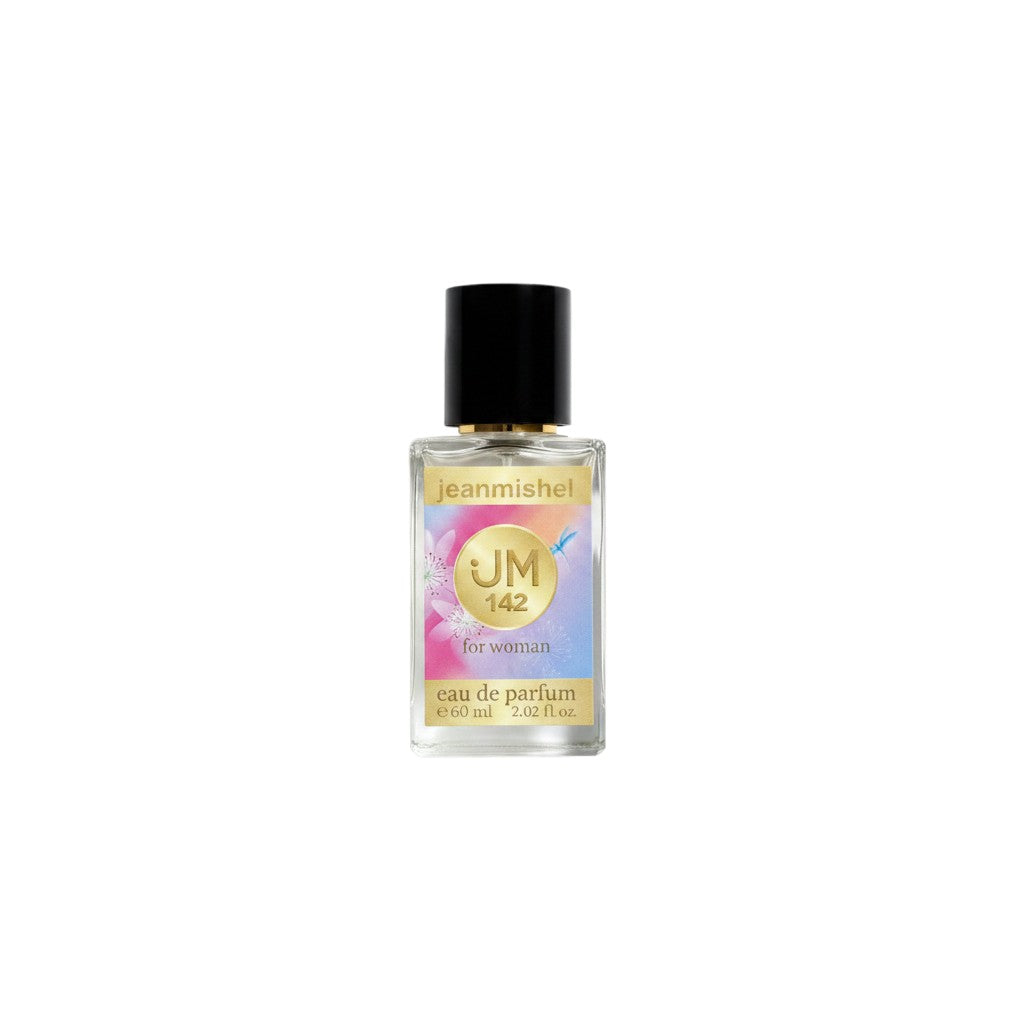 London Inspired Perfumes JM 142 eau de parfum for women, fruity floral scent with pineapple, peach, and amber notes.