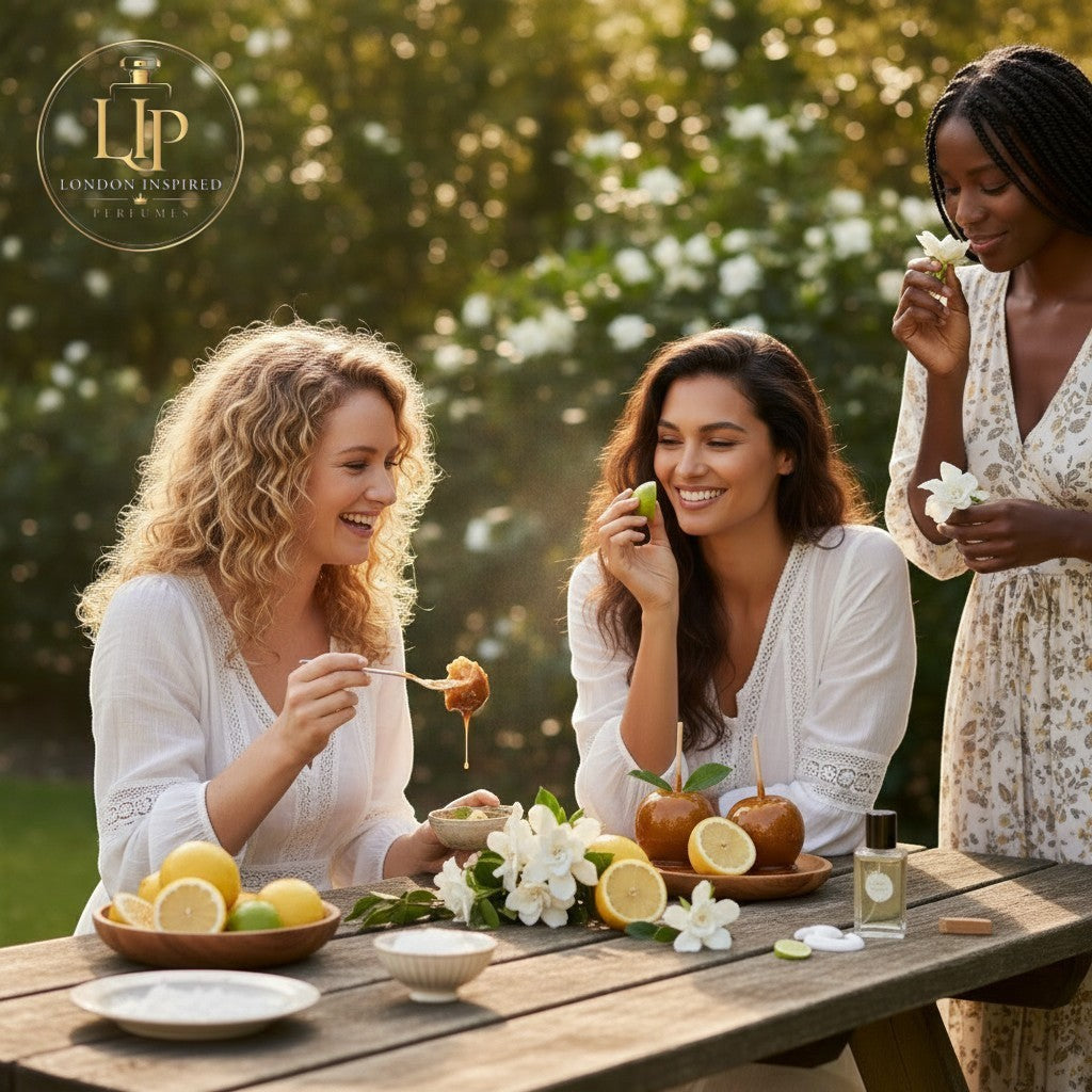 London Inspired Perfumes JM 62 Jean Mishel, a floral citrus fragrance for women, with notes of lime, lemon, gardenia, and musk.