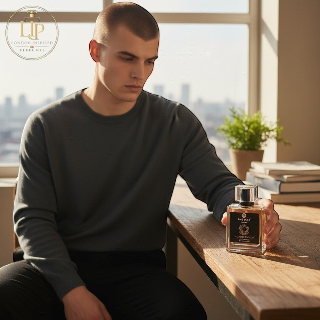 London Inspired Perfumes MAJESTIC PASSION TAJ Max Eau de Parfum for women and men, 100ml. Fruity Fougere fragrance.