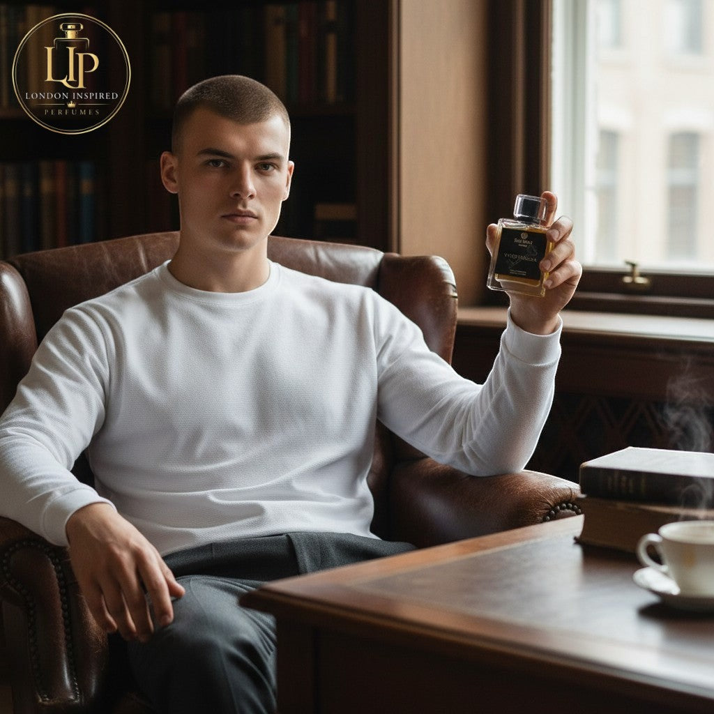 London Inspired Perfumes TAJ Max Vivid Enigma Eau de Parfum for women and men, 100ml bottle with black and gold label.